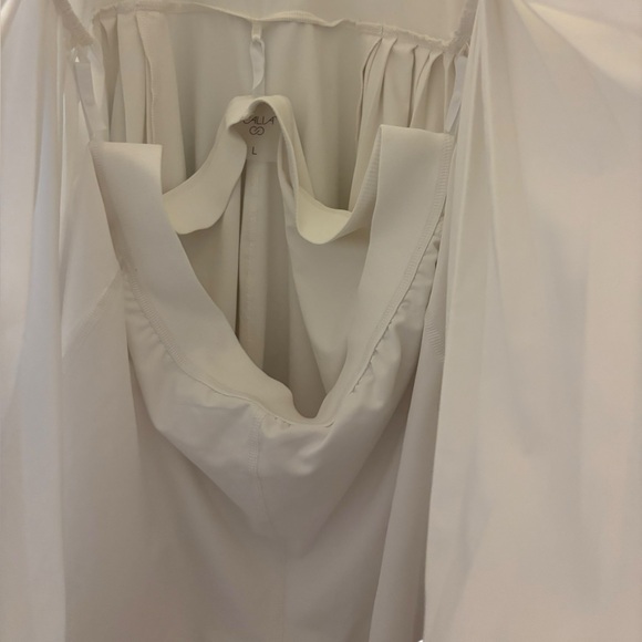 NWT CALIA Women's Doubles Dress Pure White & Pure Black Size Large - Picture 3 of 7